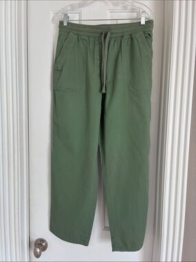 Talbots Olive Green Drawstring Jogger Pants